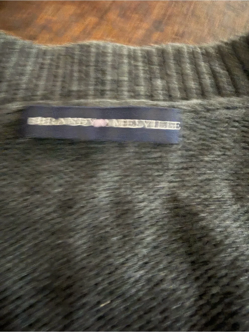 Brandy Melville Knit Cardigan Grey - Picture 3 of 4